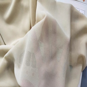 Robe chemise en mousseline de soie 100% polyester de haute qualité, vêtements décontractés, mousseline de soie perlée, <span class=keywords><strong>tissu</strong></span> pour femmes - Product Image 1