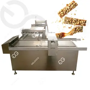Factory Supply Automatic Sweet Fruit Nut Protein Bar Making Machine Snack Peanut Chikki Nougat Production Line For Sale
