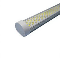 Tube LED PLL 2G11-4pin SMD 18W pour bureau/supermarché, 360°, plusieurs longueurs (225mm/320mm/410mm/540mm), blanc neutre 4100K, garantie 3 ans