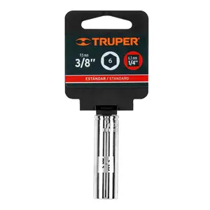 Douille longue BOX 6 3/8'', 6 points, entraînement 1/4'', TRUPER - Product Image 4