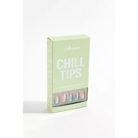 Boîte d'emballage vide avec logo personnalisé pour ongles à presser anti-poussière Organisateur transparent avec gaufrage pour ongles artificiels