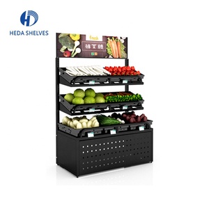 Étalage de <span class=keywords><strong>fruits</strong></span> <span class=keywords><strong>et</strong></span> légumes personnalisé <span class=keywords><strong>d</strong></span>'<span class=keywords><strong>occasion</strong></span>, présentoir de supermarché, étagère en bois, présentoir de <span class=keywords><strong>fruits</strong></span> <span class=keywords><strong>et</strong></span> légumes - Product Image 2