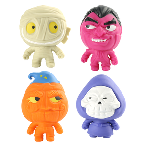 Juguete Sensorial Antiestrés de Calabaza de Halloween de 14 cm, Material TPR, Relleno de Arena, para Niños de 5 a 7 Años - Product Image 2