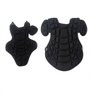 Protection de poitrine en mousse EVA noire pour l'entraînement de Taekwondo et les arts martiaux, gilet de protection corporelle durable et réglable - Product Image 1