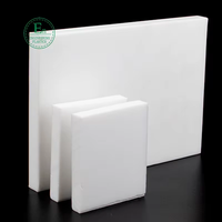 Résistance aux hautes températures 260 ℃   Plaque en polytétrafluoroéthylène blanche, service de découpe sur mesure, feuille de PTFE vierge à 100%, personnalisée