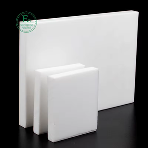 Résistance aux hautes températures 260 ℃   <span class=keywords><strong>Plaque</strong></span> en polytétrafluoroéthylène blanche, service de découpe sur mesure, feuille de PTFE vierge à 100%, personnalisée - Product Image 3