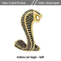 Autocollant décoratif adhésif réutilisable pour voiture, emblème de calandre de luxe serpent Shelby, personnalisé, type XTX, garantie 1 an