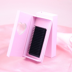 Tùy Chỉnh Bán Buôn Lash Nhà Sản Xuất 0.03 0.05 0.07 Dễ Dàng Để Ghép Fan Khối Lượng Lash Mở Rộng Với Nhung Cashmere Chất Liệu - Product Image 3