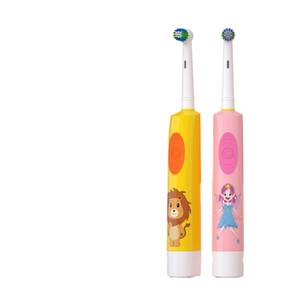 Spazzolino da denti Sonic per fratelli e sorelle, con setole medie, a forma di leone dei cartoni animati, per bambini dai 3 ai 12 anni, ricambio per fratello e sorella - Product Image 1
