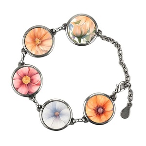 Pulseras de Metal en Blanco para Sublimación, Pulseras de Aleación de Zinc de Moda para Impresión a una Cara, Idea para Pequeños Regalos y Decoración de Joyería - Product Image 6