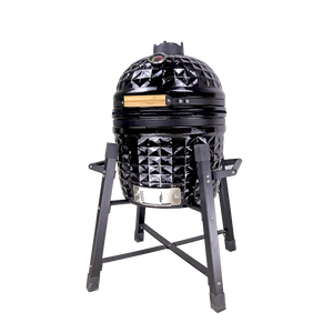 <span class=keywords><strong>Barbecue</strong></span> Kamado en céramique AUPLEX 15 pouces finition diamant, avec thermomètre et <span class=keywords><strong>chariot</strong></span>, pour cuisson extérieure dans la cour ou <span class=keywords><strong>sur</strong></span> la terrasse - Product Image 3
