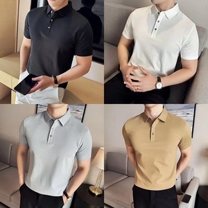 <span class=keywords><strong>Polo</strong></span> Uomo Business 2025 a Manica Corta Traspirante T-Shirt Estiva con Ricamo Sportivo Americano per Primavera e Autunno - Product Image 6