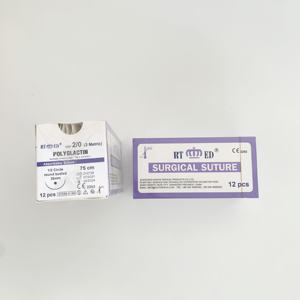 เข็มเย็บแผลพร้อมเข็มเย็บกรดโพลีไกลโคลิกสำหรับสัตวแพทย์ทางการแพทย์ - Product Image 4