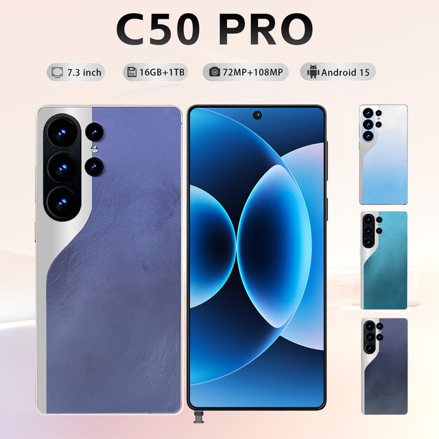 Wholesale 2026 Camon 50 5G Mobile Phone 16GB RAM 1TB Storage 108MP Rear Camera HD Screen CDMA Support English Version Cell Phone