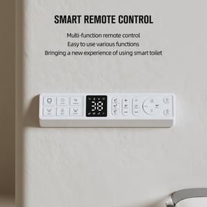 <span class=keywords><strong>WC</strong></span> intelligente intelligente in ceramica automatico a filo <span class=keywords><strong>WC</strong></span> di piccole <span class=keywords><strong>dimensioni</strong></span> Smart <span class=keywords><strong>WC</strong></span> con Bidet e telecomando - Product Image 6