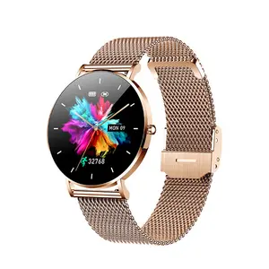 Ultrathin Smart Watch T8 with 1.3 inch AMOLED Screen Support 50 Languages Waterproof Smartwatch for Men Woman