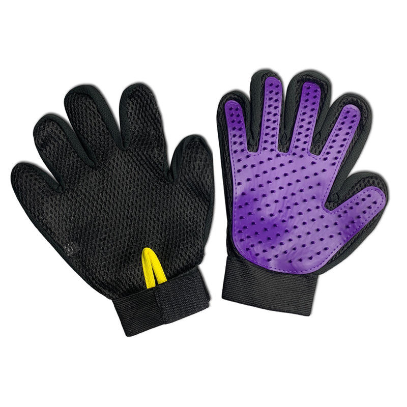 มือขวาสีม่วง