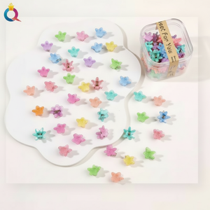 Trending Vintage scintillante fiore resina accessori per lo Styling dei capelli mollette eleganti per le donne e i bambini vendita calda all'ingrosso - Product Image 1