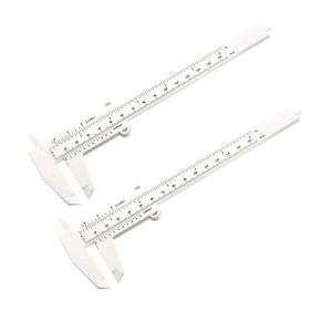 Gelsonlab HSPM-053 de <span class=keywords><strong>plástico</strong></span> de 150MM de alta precisión doble regla escala Durable de <span class=keywords><strong>plástico</strong></span> <span class=keywords><strong>Vernier</strong></span> herramienta de medición - Product Image 1