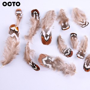 Bricolage bijoux chaussures accessoire de sac à main 100 pièces 4-8CM Reeves arrondis naturels plume de <span class=keywords><strong>faisan</strong></span> Plumage - Product Image 5