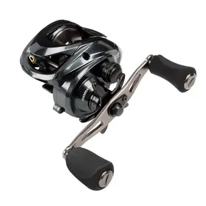 盐水金属 Baitcasting 卷轴高架船跳jig钓鱼卷轴 carrete pesca 11BB 12.5千克拖动钓鱼卷轴批发