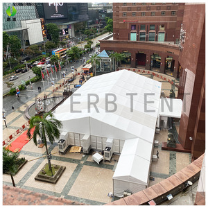 Carpa de Exhibición ChronoSphere, Rectangular, con Estructura Metálica y Cubierta de PVC Impermeable, para Uso en Ferias Comerciales en Todas las Estaciones - Product Image 3