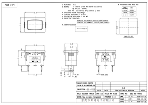 Thiết Kế Mới Chất Liệu Nylon Vỏ Mà Không Cần Nút Điều Khiển Công Suất Chuyển Đổi Phổ Tiêu Chuẩn Chỉ Số Màu Đỏ 8A 12A Rocker Chuyển Đổi - Product Image 5