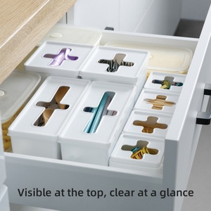 Tissue <b>Storage</b> <b>Box</b> Combined <b>Drawer</b> with Lid Opening Cross Desktop Sundries <b>Storage</b> <b>Box</b> Office Home Kitchen Desktop Bathroom - Product Image 6