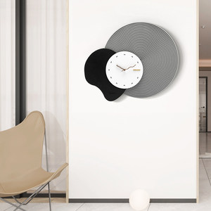 House Luxury <b>Wall</b> <b>Clock</b> Irregular Shape <b>Silent</b> Quartz Battery Powered Living Room Modern Minimalist Decorative Art - Product Image 3
