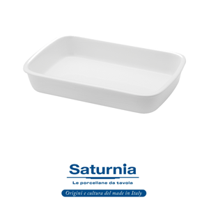 จานอบทรงสี่เหลี่ยมซาตูร์เนียสีขาว 32 × 22 × 6 ซม. - Product Image 4