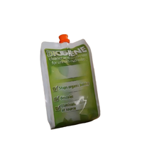 Emballage liquide en sachet à bec verseur, étanche à l'humidité, pour jus, soins du corps, savon, lotion, recharges |   Solution sans bouteille personnalisée OEM