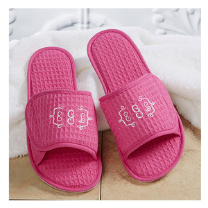 Pantoufles de spa type droit, pour hôtel, blanc, livraison depuis l'usine, chaussons confortables, pour l'hiver - Product Image 4