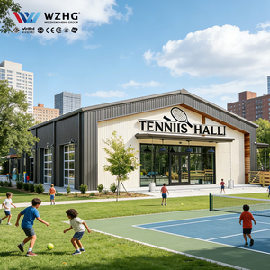 Pista de Tenis Profesional Prefabricada con Estructura de Acero Soldada, Resistente a Terremotos, Rentable, Vida Útil de 50 Años, 5+ Años - Product Image 1