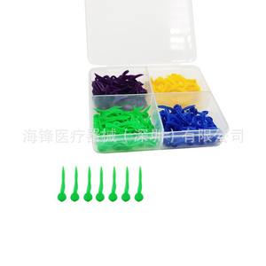 แผ่นเวดจ์พลาสติกสำหรับฟัน Hai Feng แบบมีรูพรุน บรรจุ 200 ชิ้น/กล่อง สำหรับจัดฟัน ปิดช่องว่างระหว่างฟัน สำหรับผู้ใหญ่ - Product Image 3