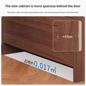 Scarpiera Moderna Minimalista in Acciaio Ultra-Sottile con Apertura a Ribalta per <span class=keywords><strong>Ingresso</strong></span>, <span class=keywords><strong>Corridoio</strong></span>, Appartamenti Piccoli e Grandi Case - Product Image 2