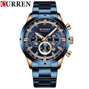 CURREN <span class=keywords><strong>orologi</strong></span> 8355 uomini Relogio Masculino moda <span class=keywords><strong>uomo</strong></span> con in acciaio inox Top Brand <span class=keywords><strong>di</strong></span> lusso sport cronografo orologio al quarzo - Product Image 6
