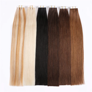 Jasmine Beauty Salon Quality Tape Ins extensions Blonde 100% <b>Raw</b> Double Drawn <b>Skin</b> Virgin Remy Human Hair extension Vendor - Product Image 1