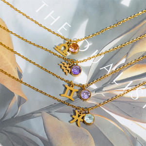 Estilo americano europeo 12 pulseras <span class=keywords><strong>de</strong></span> piedra natal lindos dijes <span class=keywords><strong>de</strong></span> runas del zodiaco Pulseras <span class=keywords><strong>de</strong></span> Moda <span class=keywords><strong>de</strong></span> acero inoxidable Budismo <span class=keywords><strong>de</strong></span> piedra - Product Image 5