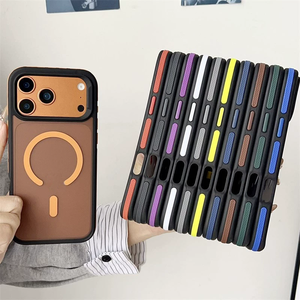 เคสโทรศัพท์มือถือ iPhone 17 18 แบบด้าน แม่เหล็กสองสี, เคส iPhone 18 Pro Max จัดส่งแบบ DDP เยอรมนี ตอบกลับรวดเร็ว - Product Image 5