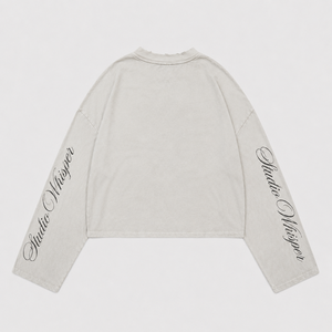 T-shirt Homme 300 GSM en Coton Lourd Délavé Minéral, Coupe Oversize Courte et Boxy, avec Logo Strass, Design Personnalisé - Product Image 2