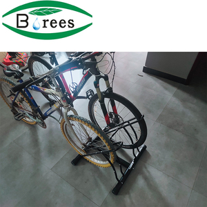 Supports à vélos en acier pour <span class=keywords><strong>2</strong></span> vélos, organisateur de stationnement pour vélos pour enfants, support de rangement pour vélos d'intérieur - Product Image 3