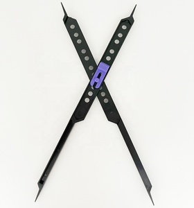 Penggaris Gambar Plastik Hitam Ukuran Dapat Disesuaikan 1:1-1:5 Pembagi Proporsional untuk Siswa Desain Seni - Product Image 5