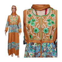 Meilleur Tie Dye solide rayonne Abaya adultes manches courtes femmes musulmanes Robe Hijab caftan dubaï islamique Robe grande taille respirant