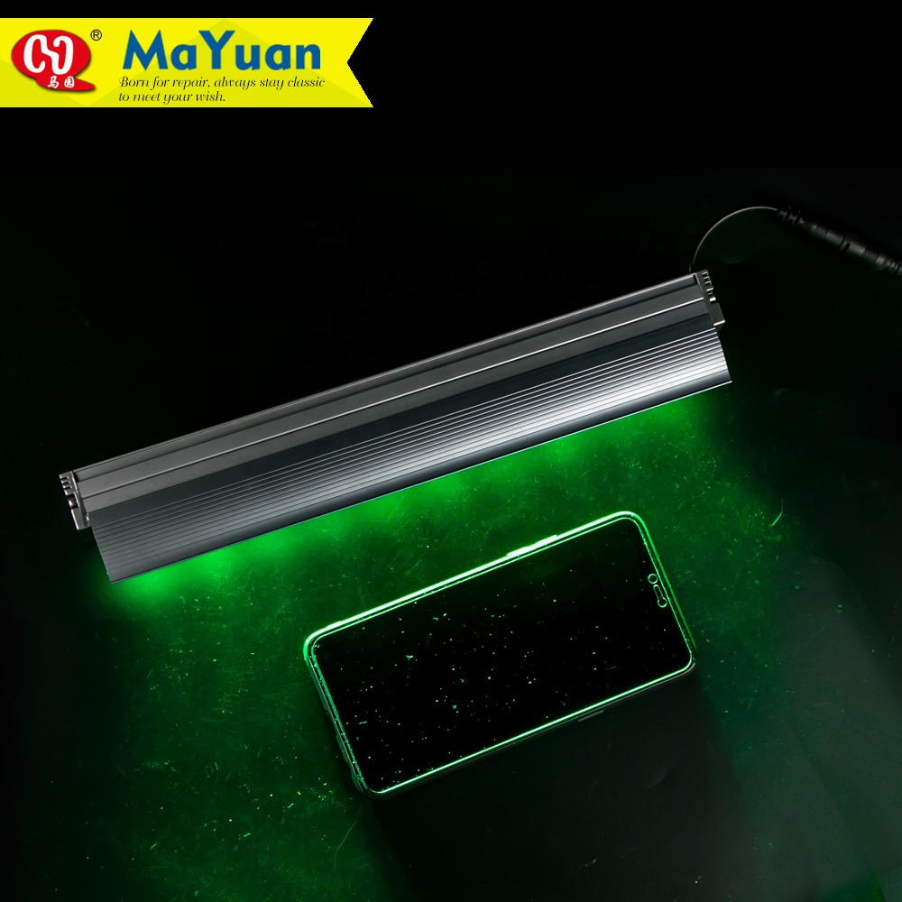 10 зеленых светодиодных ламп для обнаружения пыли для ремонта экрана мобильного телефона