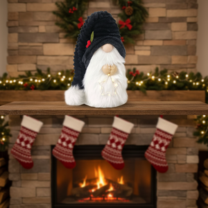 Decorazioni Natalizie Moderne e Personalizzate a Forma di Babbo Natale e Goblin, Realizzate in Tessuto. - Product Image 5