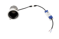 Spot encastré LED SMD sans cadre anti-éblouissement, angle de faisceau 15, 24, 36° en option, Ra90, en aluminium, pour plafond intérieur