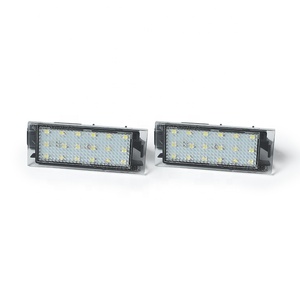 Eclairage de plaque d'immatriculation à LED pour <span class=keywords><strong>Renault</strong></span> Vel Satis 2005.04-2009 <span class=keywords><strong>Twingo</strong></span> II 2007-2014 Clio III 2005-2014 Clio IV 2012 ~ Espace IV <span class=keywords><strong>2002</strong></span> ~ - Product Image 1