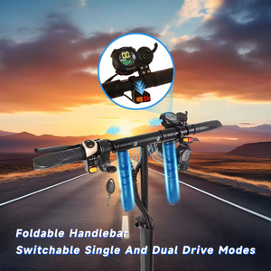S385 2400W Moteur <span class=keywords><strong>Dualtron</strong></span> <span class=keywords><strong>Ultra</strong></span> <span class=keywords><strong>2</strong></span> Puissance Suspension à double ressort Roue puissante Scooter électrique adulte 10 pouces Pneu tout-terrain - Product Image 2
