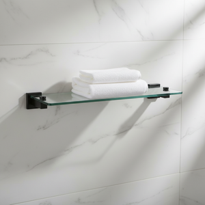 Étagère murale moderne en <span class=keywords><strong>verre</strong></span> pour salle de bain, accessoires de salle de bain, utilisation en salle de <span class=keywords><strong>douche</strong></span>, rangement pour salle de bain, <span class=keywords><strong>porte</strong></span>-serviettes de bain - Product Image 2