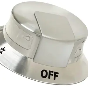 Cooktop Burner Control Knob Part 318569904 - Replacement Compatible with Some Frigidaire and Electrolux Ranges